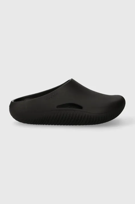Crocs papuci Mellow Clog femei, culoarea negru, 208493