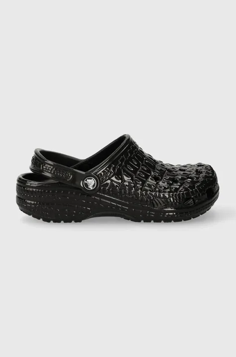 Παντόφλες Crocs χρώμα: μαύρο