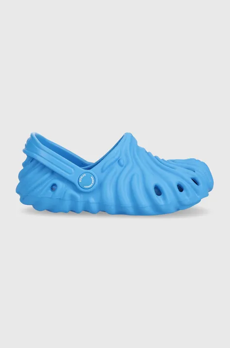 Crocs kids' sliders Salehe Bembury x The Pollex women's blue color