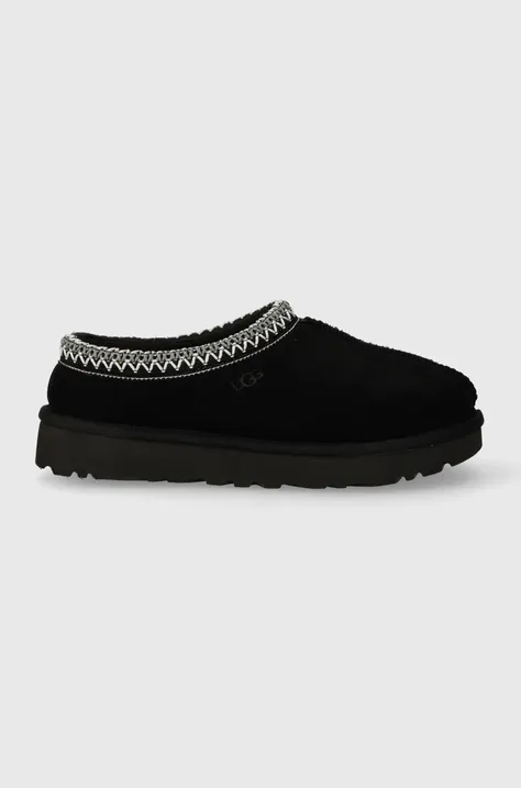 Semišové papuče UGG W TASMAN čierna farba, 5955 BLK