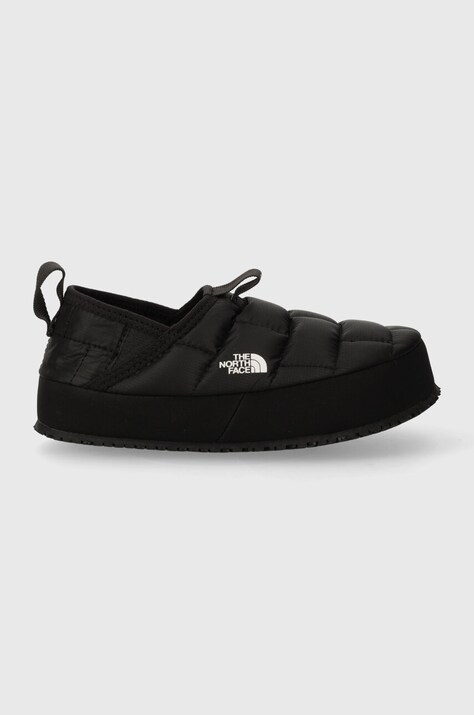 The North Face papuci copii Y THERMOBALL TRACTION MULE II culoarea negru