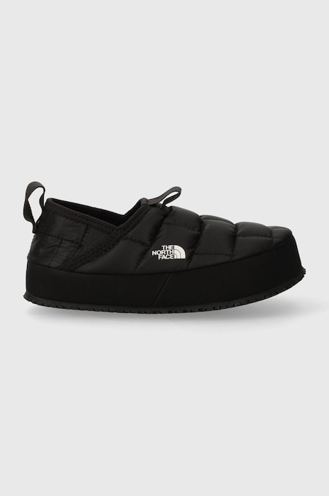 Παιδικές παντόφλες The North Face Y THERMOBALL TRACTION MULE II χρώμα: μαύρο
