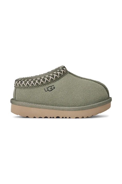 UGG Тапочки для детей замшевые TASMAN II зелёные 1019066T