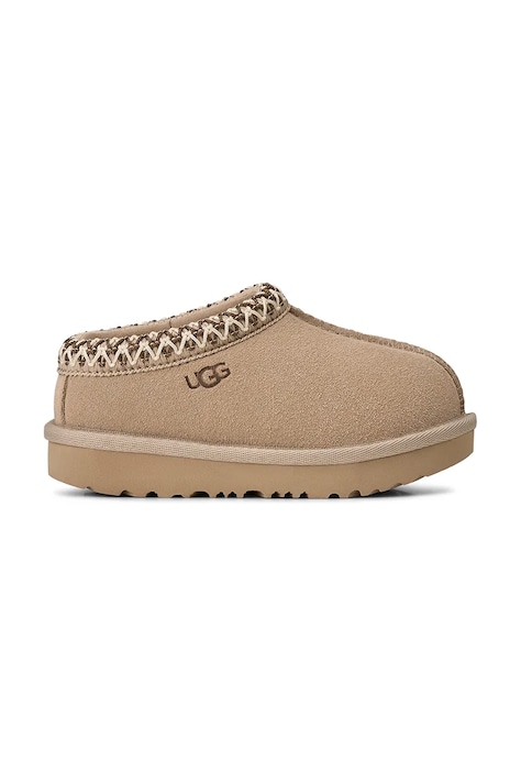 UGG Тапочки для детей замшевые TASMAN II бежевые 1019066T