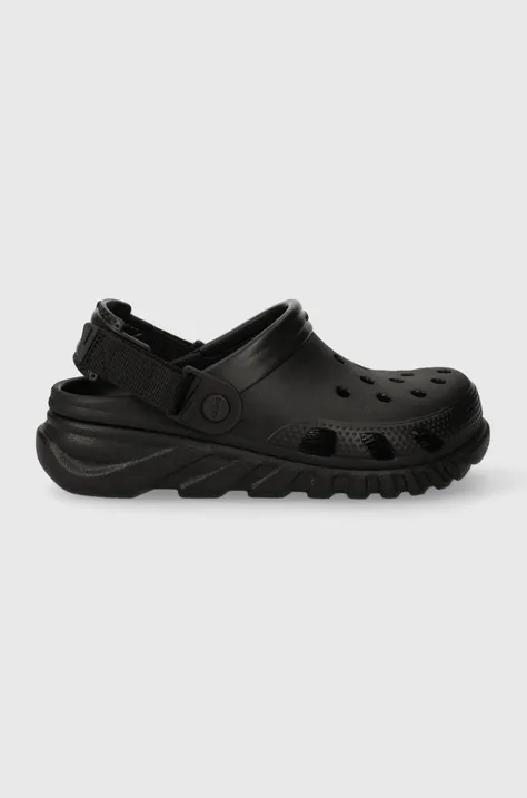 Παιδικές παντόφλες Crocs DUET MAX II χρώμα: μαύρο