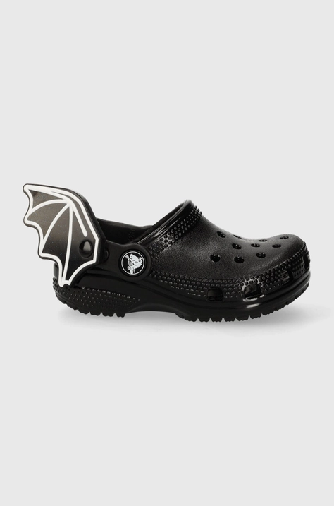 Detské šľapky Crocs 209232 CROCS CLASSIC I AM BAT CLOG T čierna farba