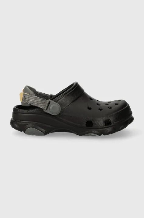 Dětské pantofle Crocs 207458 All Terrain Clog K černá barva