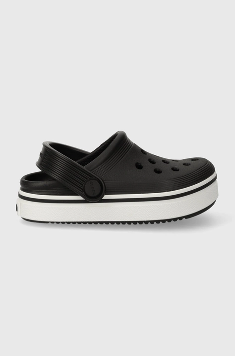 Crocs klapki dziecięce 208479 Off Court Clog T kolor czarny