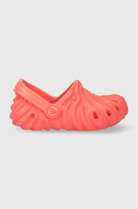 Dětské pantofle Crocs x salethe bembury oranžová barva