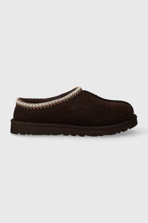 Велурени чехли UGG Tasman в кафяво 5950