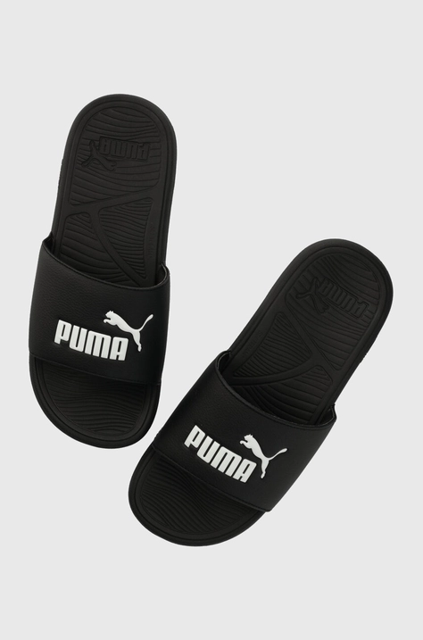 Šľapky Puma  Cool Cat 2.0 pánske, čierna farba, 389110