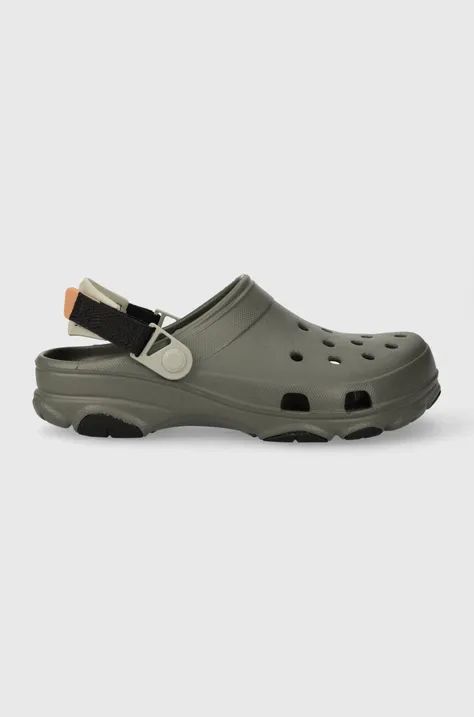 Natikači Crocs Classic All Terain Clog moški, zelena barva, 206340