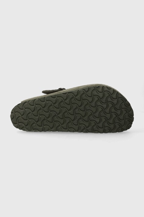 Замшеві шльопанці Birkenstock — AW23-KLM03W, зелений — фото 5