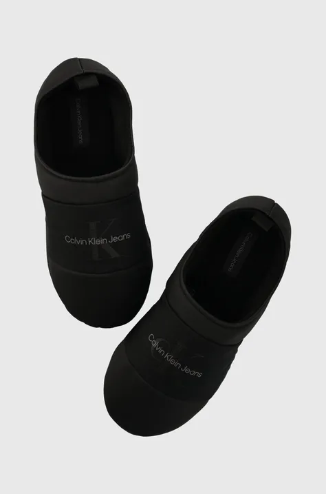 Copati Calvin Klein Jeans HOME SLIPPER MONO črna barva, YM0YM00840