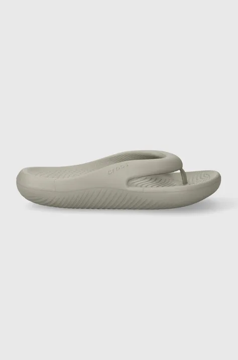Crocs flip flops gray color