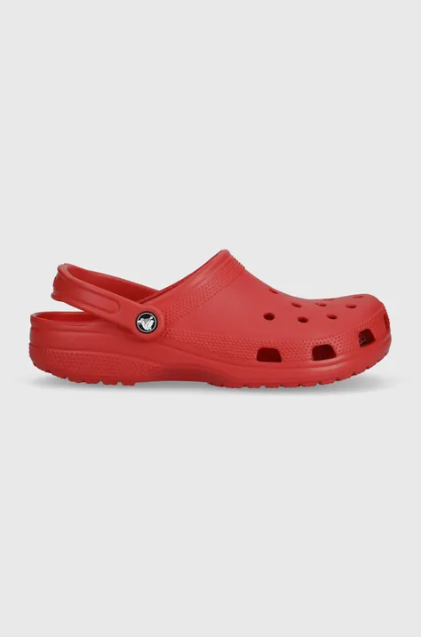 Παντόφλες Crocs Classic χρώμα: κόκκινο 10001