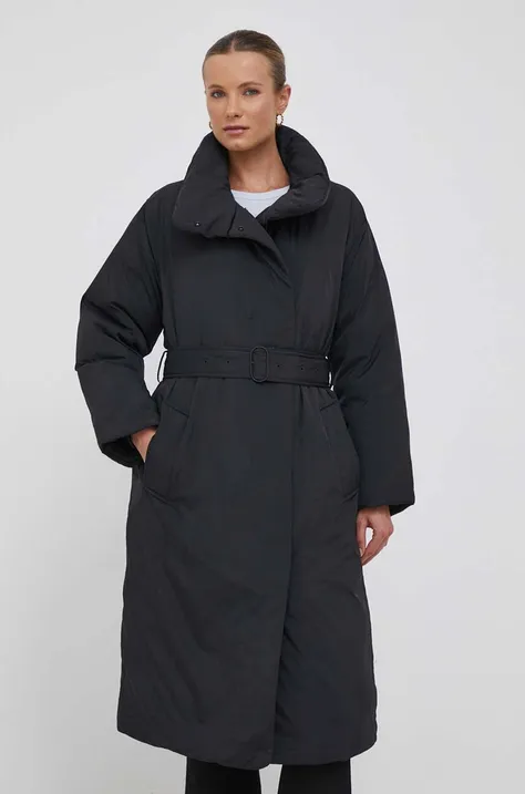 Pernata jakna Calvin Klein za žene, boja: crna, za zimu