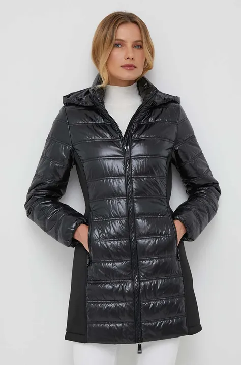 Calvin Klein kurtka damska kolor czarny przejściowa