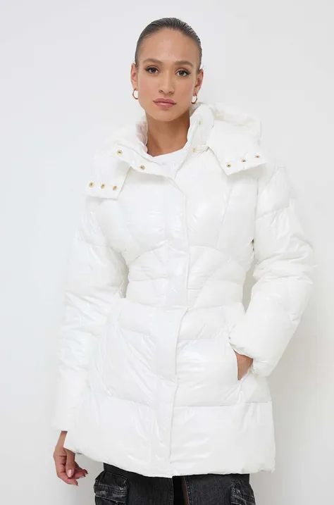 Пальто Pinko жіноче колір білий зимове