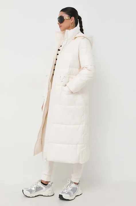 Куртка Armani Exchange жіноча колір бежевий зимова