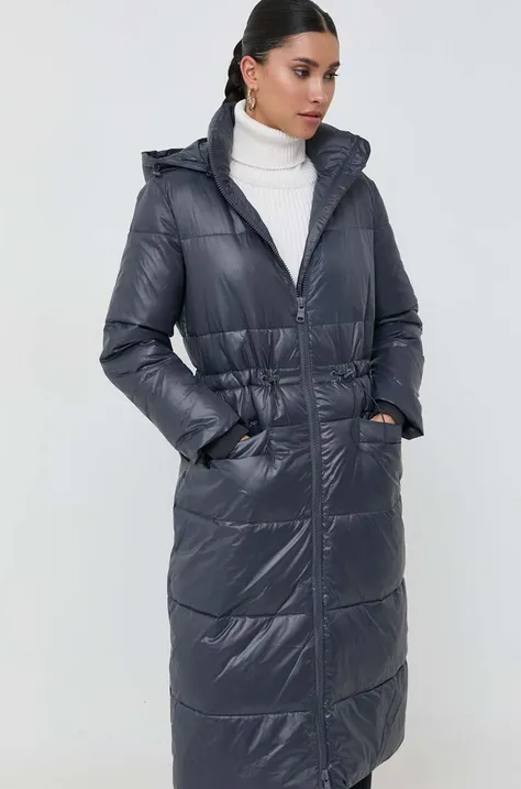 Куртка Armani Exchange жіноча колір синій зимова