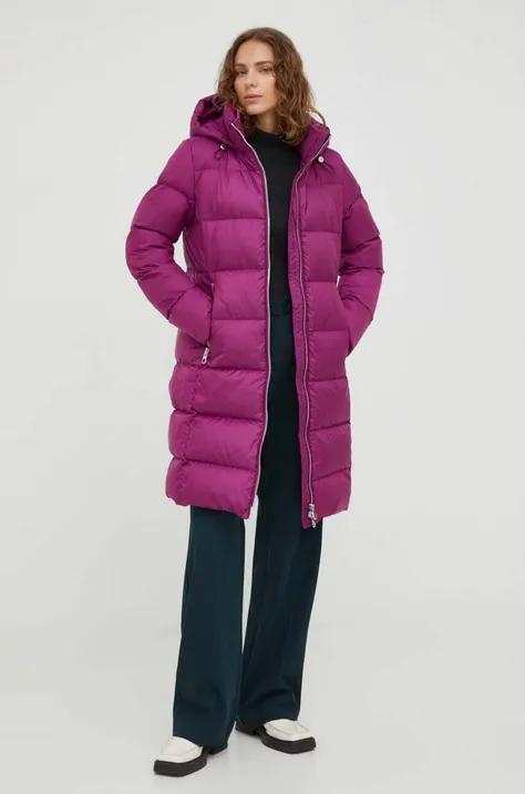 Páperová bunda Marc O'Polo dámska, fialová farba, zimná