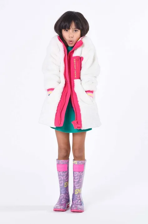 Marc Jacobs płaszcz dziecięcy kolor beżowy