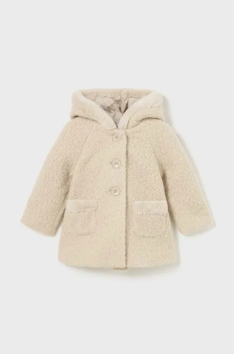 Пальто для малышей Mayoral цвет бежевый