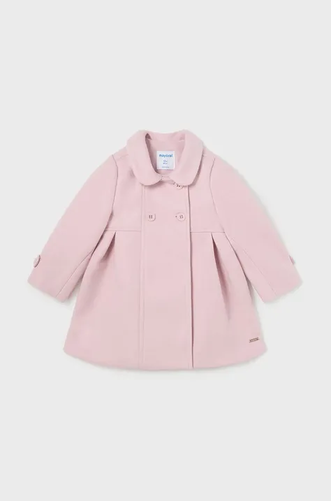Βρεφικό παλτό Mayoral χρώμα: ροζ