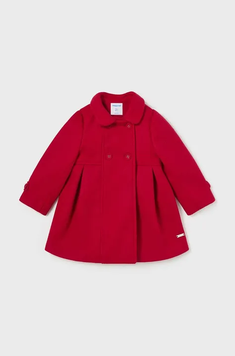 Βρεφικό παλτό Mayoral χρώμα: κόκκινο