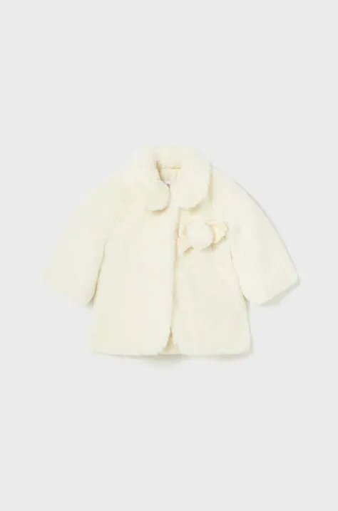 Βρεφικό παλτό Mayoral Newborn χρώμα: μπεζ