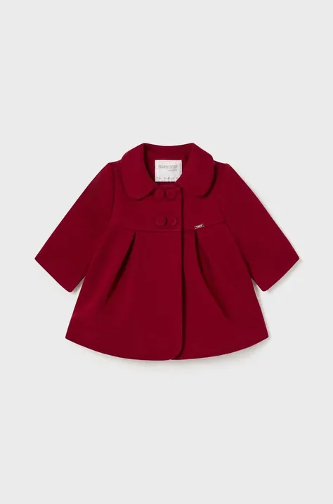 Βρεφικό παλτό Mayoral Newborn χρώμα: κόκκινο