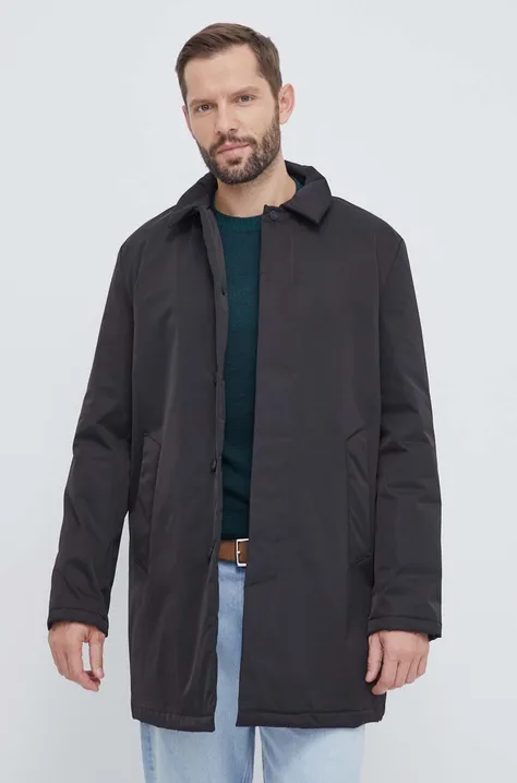 Куртка Trussardi чоловіча колір чорний зимова
