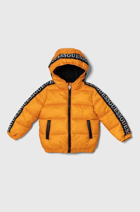 Дитяча куртка Guess колір помаранчевий