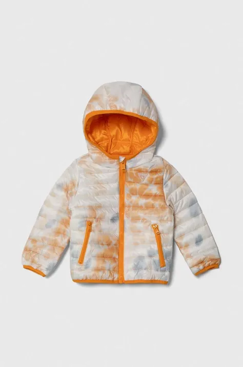 Otroška jakna Guess oranžna barva