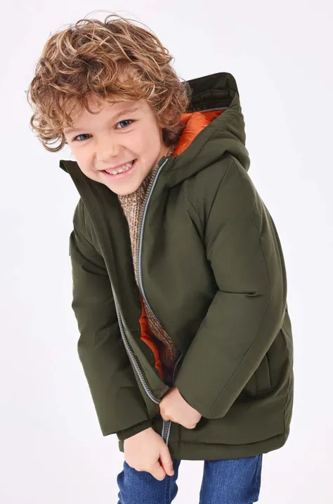 Дитяча куртка Mayoral колір зелений