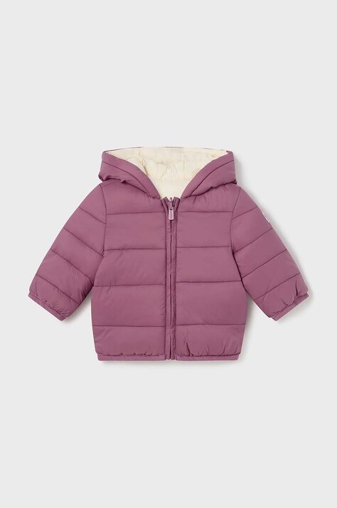Mayoral Newborn geaca bebe culoarea violet