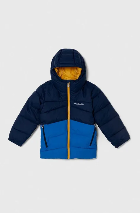 Otroška smučarska jakna Columbia Arctic Blas mornarsko modra barva