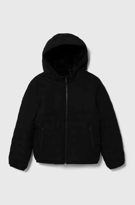 Abercrombie & Fitch kurtka dziecięca kolor czarny