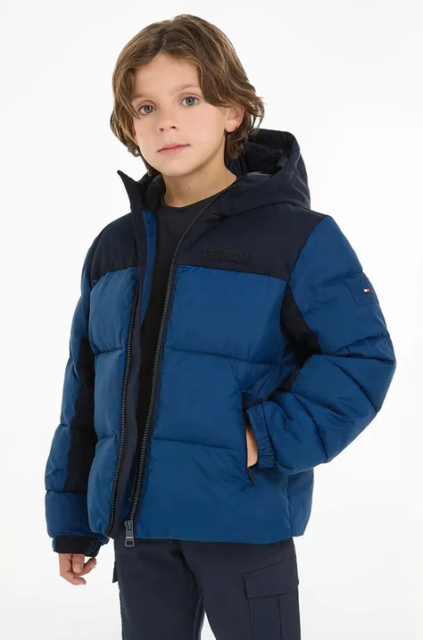 Дитяча куртка Tommy Hilfiger колір синій