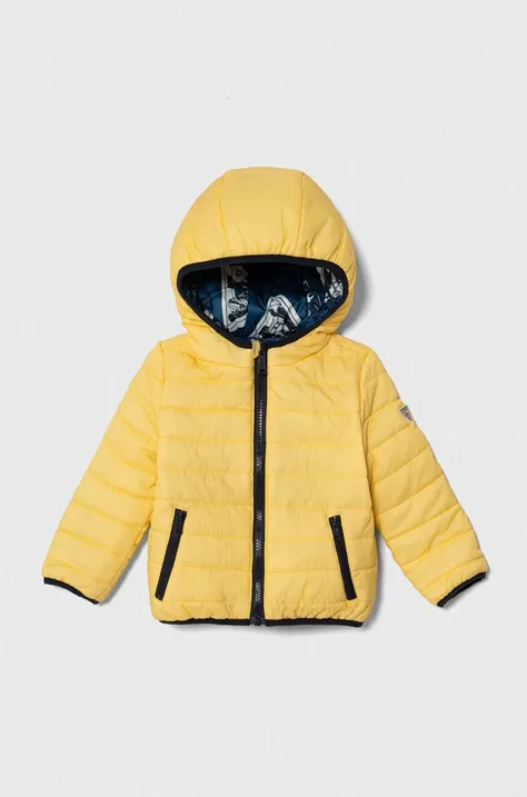 Guess giacca bambino/a bilaterale colore giallo
