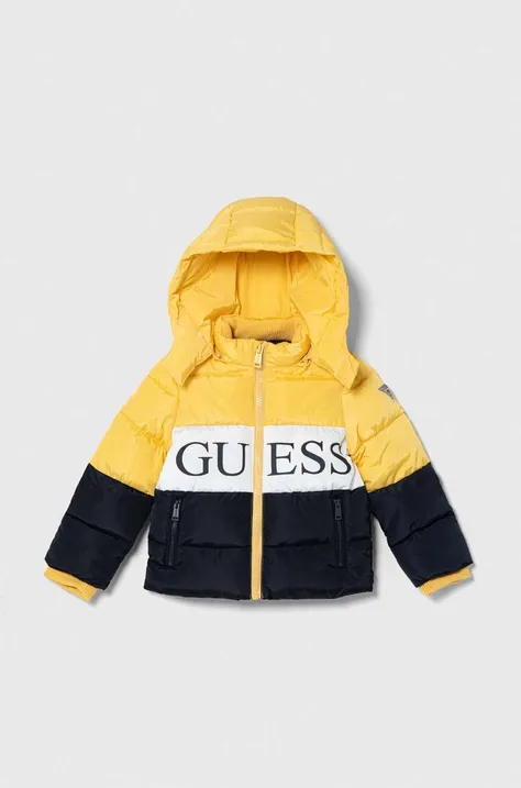 Дитяча куртка Guess колір жовтий