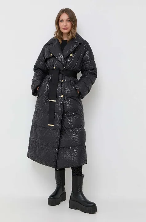 Pinko rövid kabát női, fekete, téli, 101640.A126
