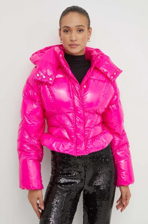 Pinko kurtka damska kolor fioletowy zimowa 101596.A00N