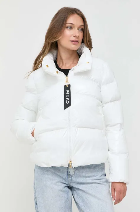 Куртка Pinko жіноча колір білий зимова