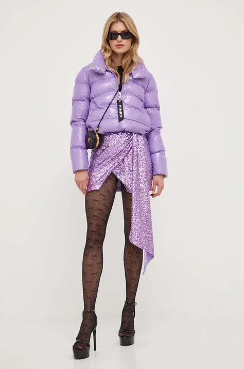 Pinko rövid kabát női, lila, téli, 101598.A11K