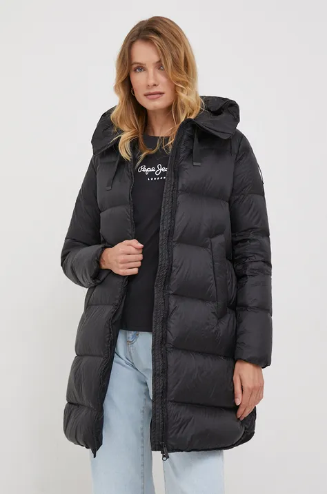 Пухова куртка Bomboogie жіноча колір чорний зимова