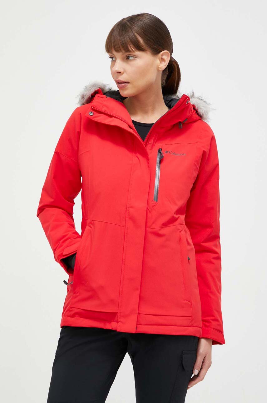 Columbia kurtka Ava Alpine Insulated kolor czerwony