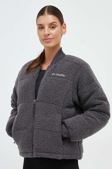Columbia geaca femei, culoarea negru, de iarna