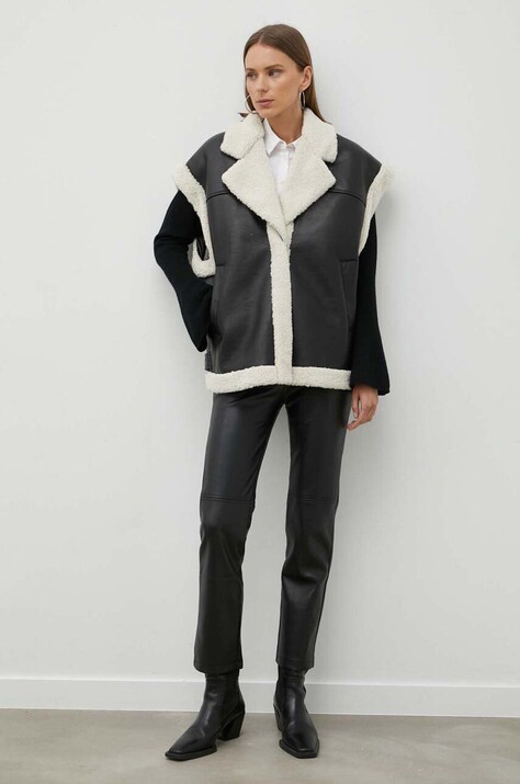 Vesta 2NDDAY dámska, čierna farba, prechodná